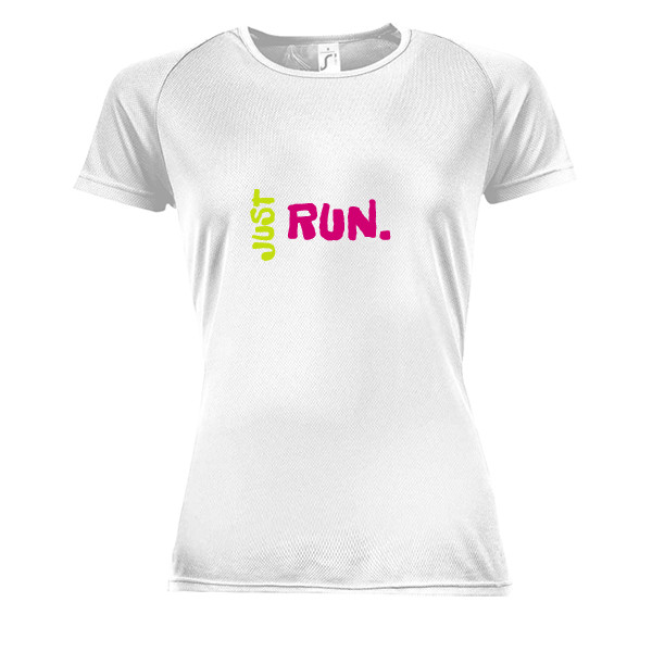 Dámské funkční tričko s potiskem Just RUN